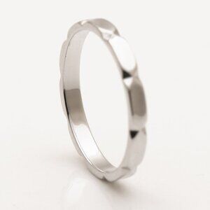 Silver Band Ring, Minimalist Stacking Ring, Everyday Ring, Sz 7